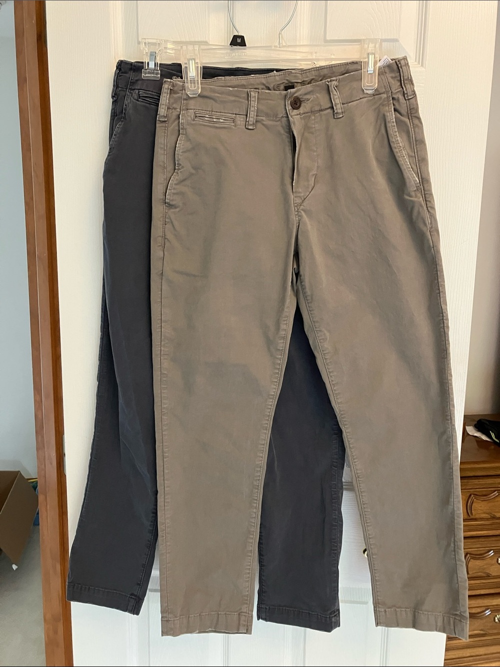 American Eagle Outfitters Chino Pants in Gray and Blue